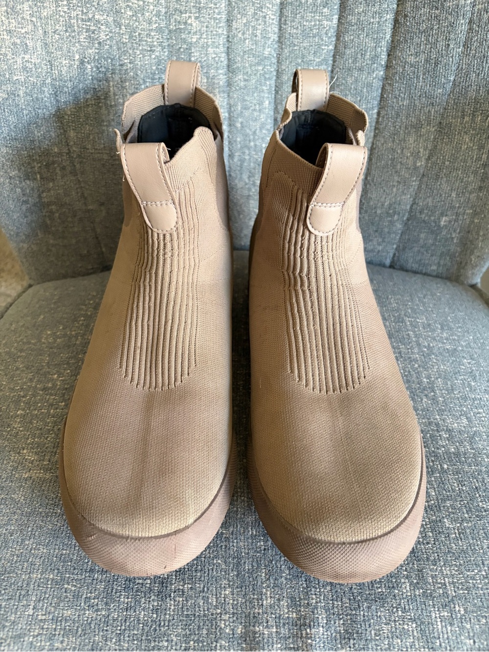 Vessi Weekend Chelsea Boots Men’s Size 12 Waterproof Beige Taupe